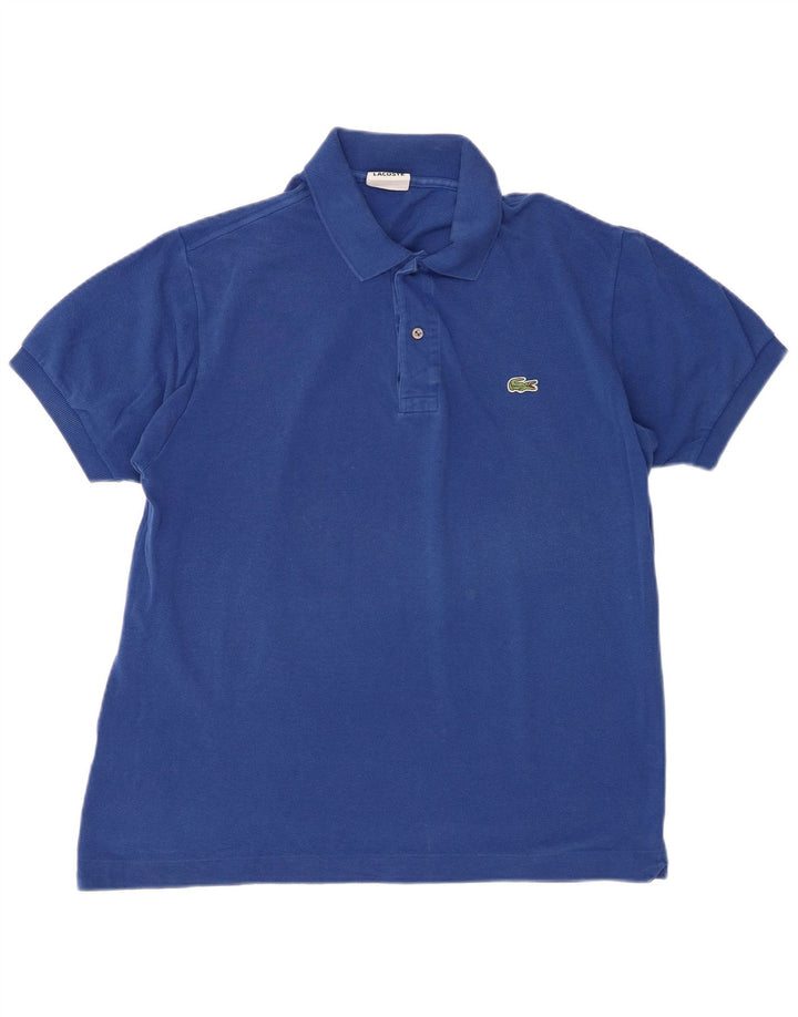 Lacoste Mens Polo Shirt Size 5 Large Blue Cotton
