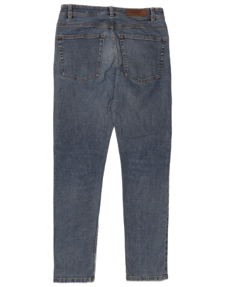 Benetton Mens Slim Jeans W31 L30 Blue Cotton