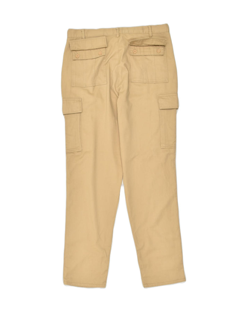 VINTAGE Mens Slim Cargo Trousers W34 L30  Beige | Vintage Vintage | Thrift | Second-Hand Vintage | Used Clothing | Messina Hembry 