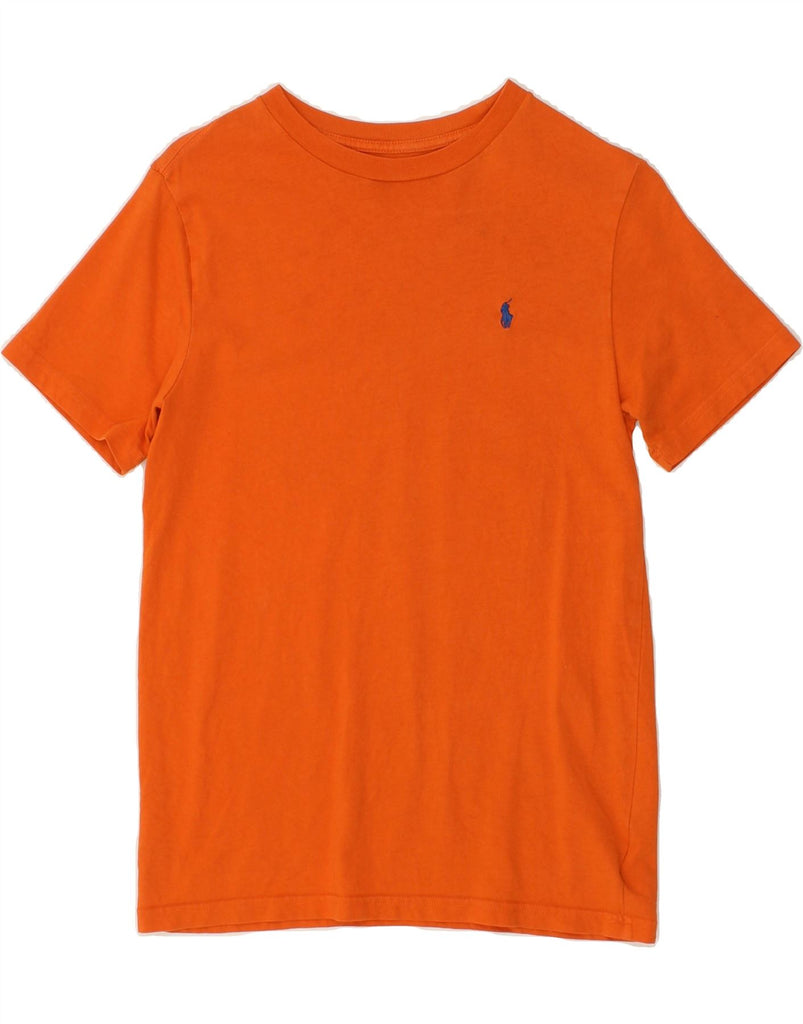 POLO RALPH LAUREN Boys T-Shirt Top 10-11 Years Medium  Orange Cotton | Vintage Polo Ralph Lauren | Thrift | Second-Hand Polo Ralph Lauren | Used Clothing | Messina Hembry 