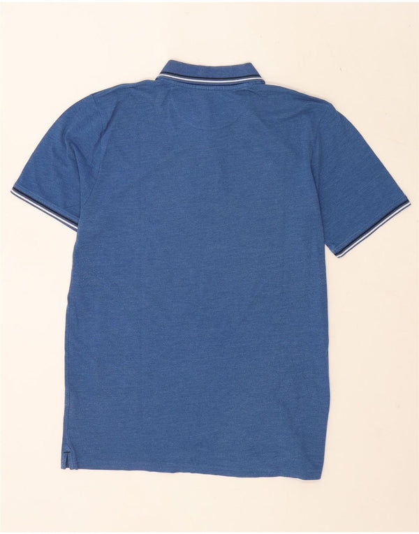 Champion Mens Polo Shirt XL Blue Striped Cotton