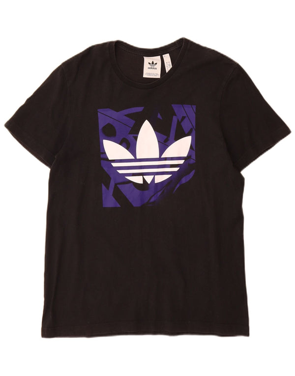 Adidas Mens Graphic T-Shirt Top Small Black
