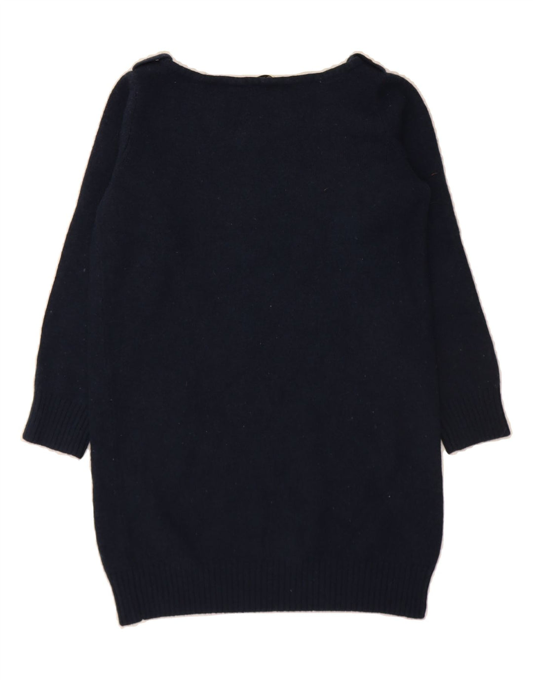 OASIS Womens Jumper Dress UK 12 Medium Navy Blue Wool Vintage Oasis and Second-Hand Oasis from Messina Hembry 
