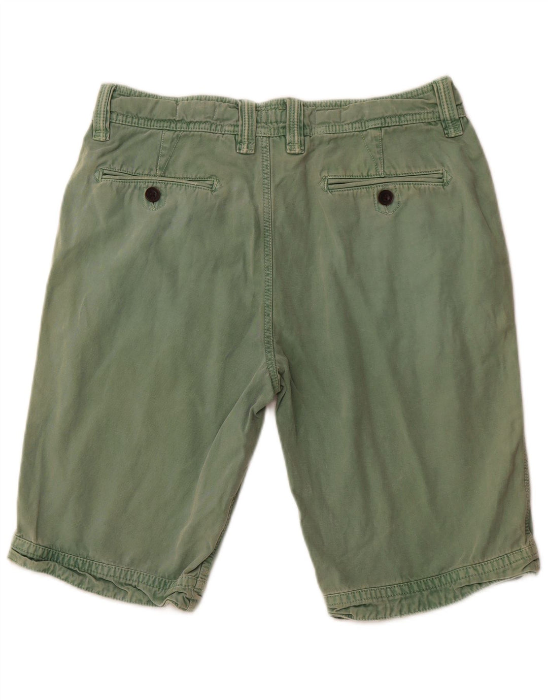 FAT FACE Mens Chino Shorts W34 Large Green Cotton