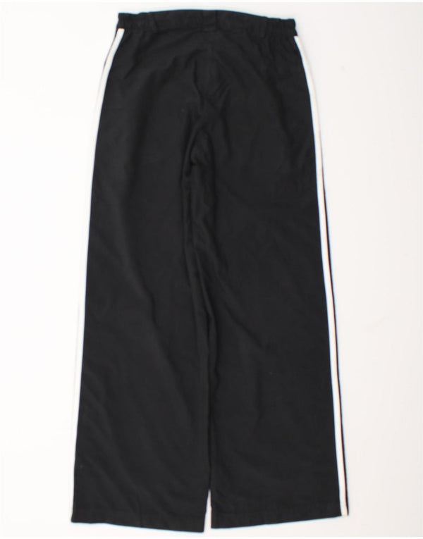 Adidas Mens Wide Leg Casual Trousers UK 8 Small W27 L30 Black Polyester