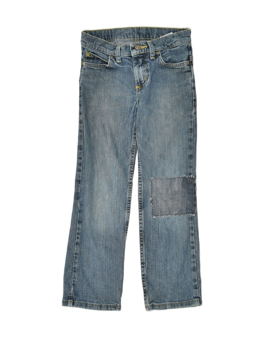 WRANGLER Boys Straight Jeans 7-8 Years W24 L12  Blue Cotton | Vintage Wrangler | Thrift | Second-Hand Wrangler | Used Clothing | Messina Hembry 