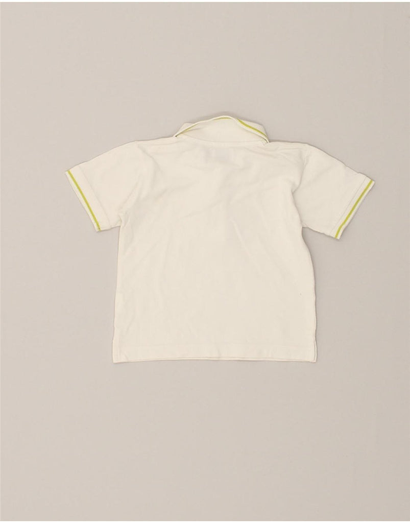 TRUSSARDI Baby Boys Polo Shirt 18-24 Months White Cotton | Vintage Trussardi | Thrift | Second-Hand Trussardi | Used Clothing | Messina Hembry 