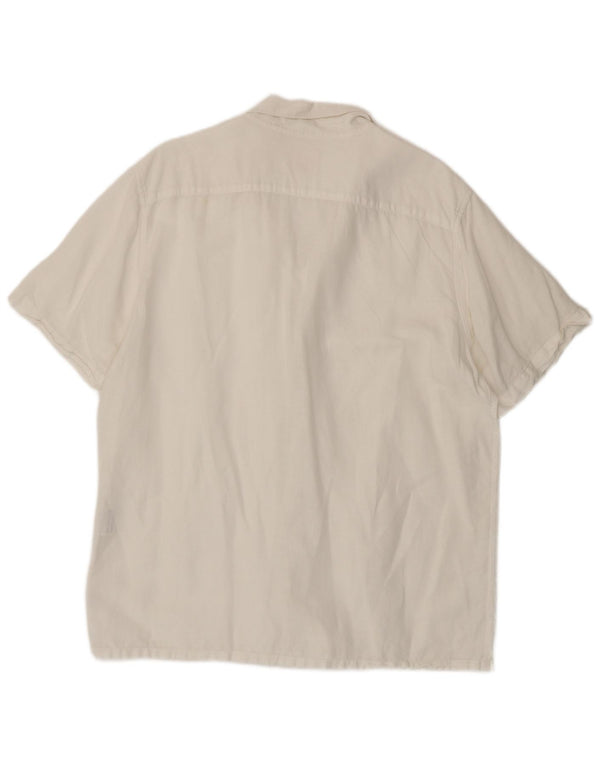 Levi's Mens Short Sleeve Shirt Large White