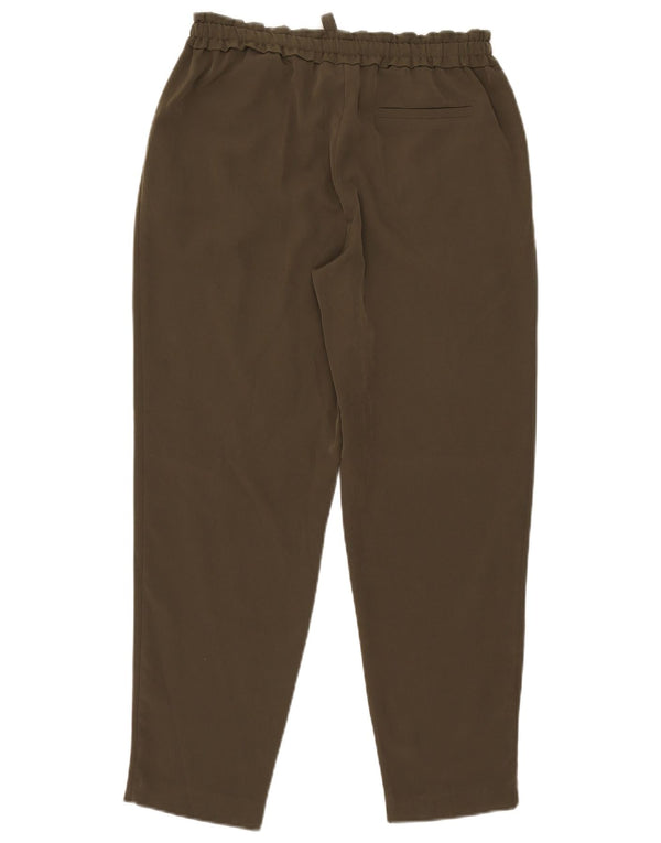 Zara Womens Tapered Casual Trousers Medium W28 L27 Khaki Polyester