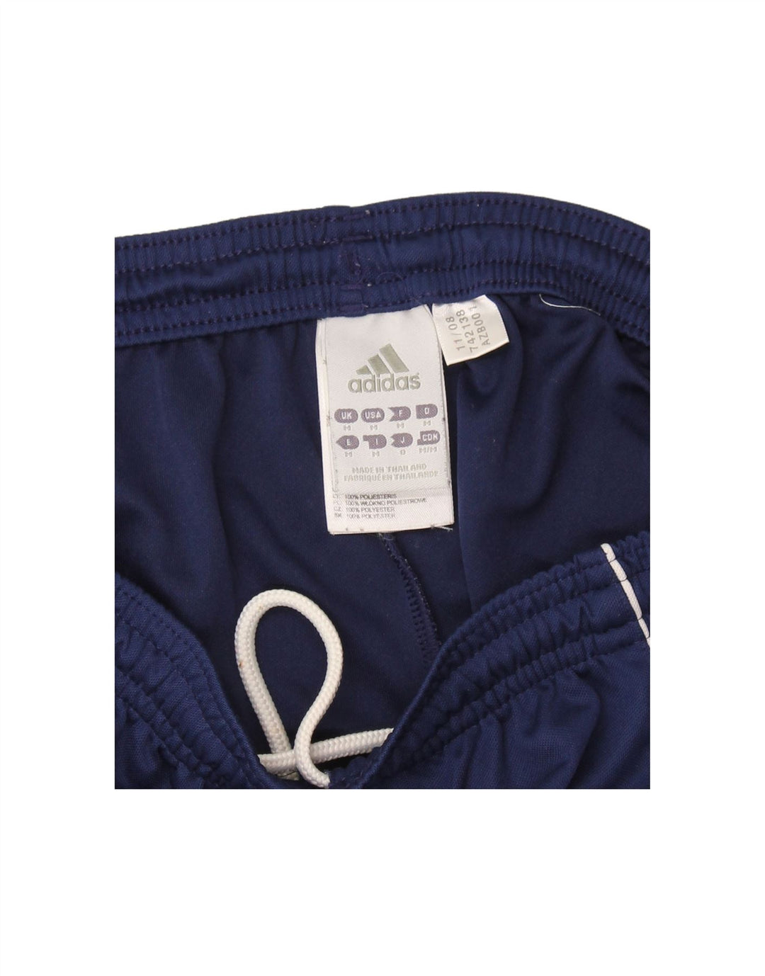 ADIDAS Mens Climalite Sport Shorts Medium Navy Blue Polyester Vintage Adidas and Second-Hand Adidas from Messina Hembry 
