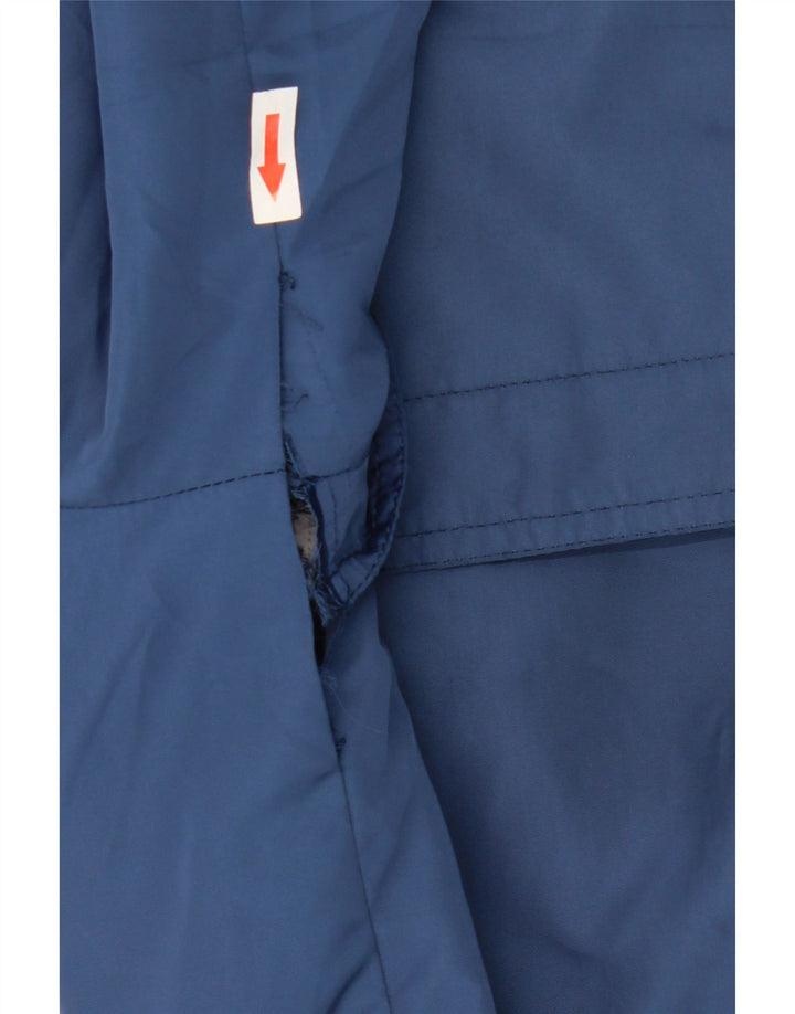 Marks & Spencer Mens Bomber Jacket UK 42 XL Blue Polyester