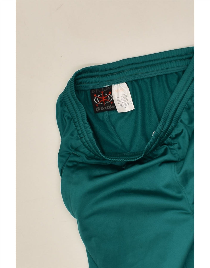 LOTTO Mens Tracksuit Trousers Small Green Polyester | Vintage Lotto | Thrift | Second-Hand Lotto | Used Clothing | Messina Hembry 