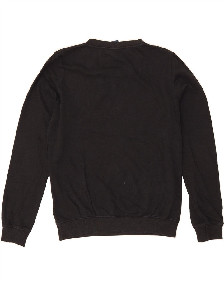 NIKE Womens Graphic Sweatshirt Jumper UK 10 Small Black Cotton Vintage Nike and Second-Hand Nike from Messina Hembry 