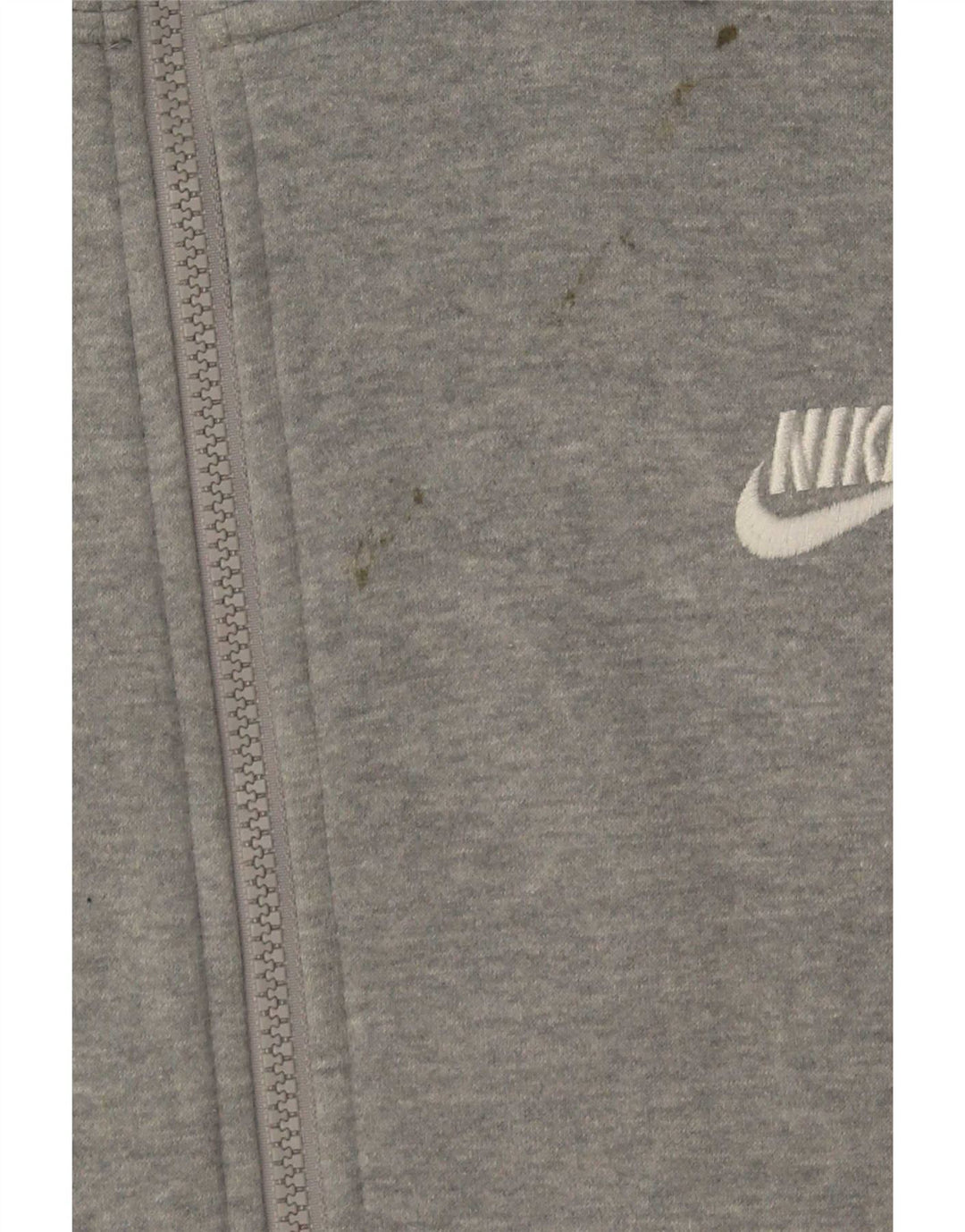Nike Mens Zip Hoodie Sweater XL Grey Cotton