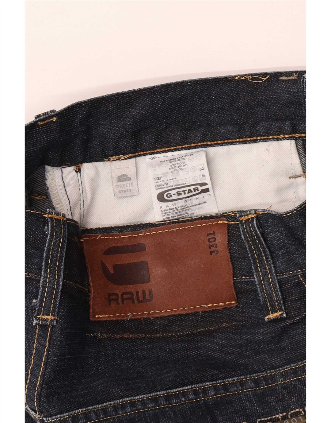 G-Star Womens Bootcut Jeans W26 L32 Blue Cotton