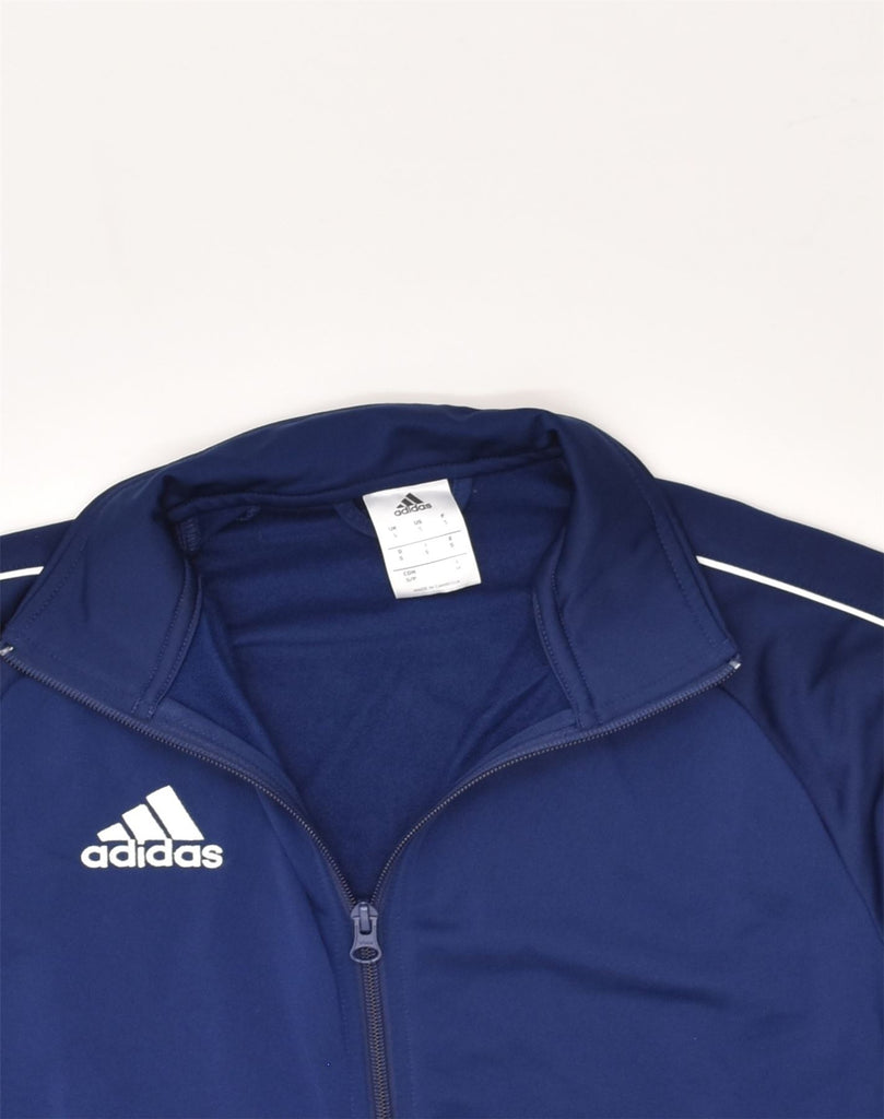 ADIDAS Mens Tracksuit Top Jacket Small Navy Blue Polyester | Vintage Adidas | Thrift | Second-Hand Adidas | Used Clothing | Messina Hembry 