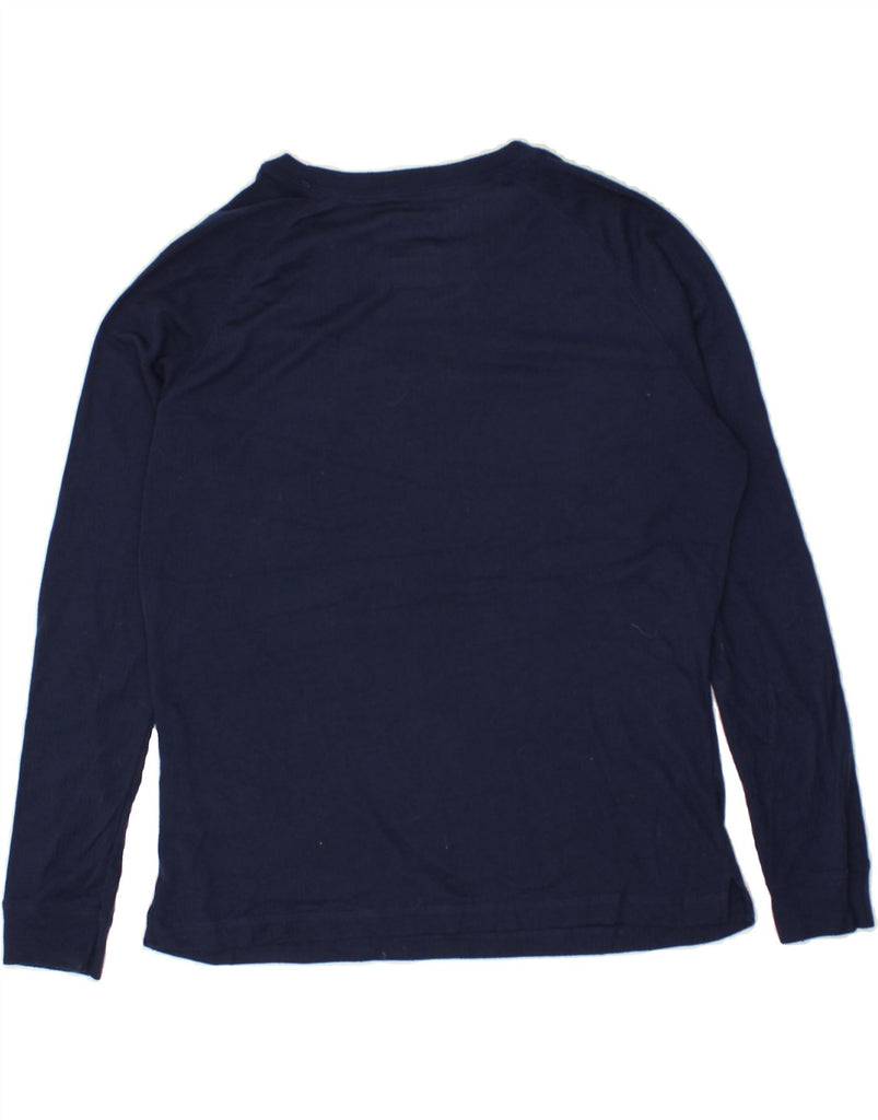 MOUNTAIN WAREHOUSE Womens Top Long Sleeve UK 16 Large Navy Blue Polyester | Vintage Mountain Warehouse | Thrift | Second-Hand Mountain Warehouse | Used Clothing | Messina Hembry 