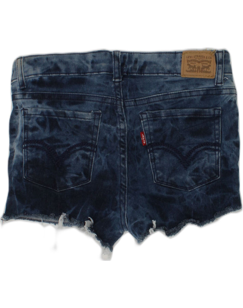 LEVI'S Girls 710 Skinny Denim Shorts 9-10 Years W25  Blue Cotton | Vintage Levi's | Thrift | Second-Hand Levi's | Used Clothing | Messina Hembry 