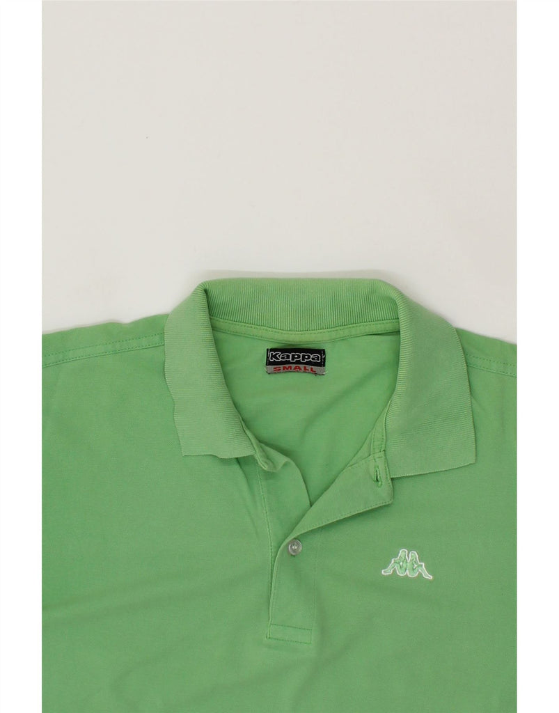 KAPPA Mens Polo Shirt Small Green Cotton Vintage Kappa and Second-Hand Kappa from Messina Hembry 