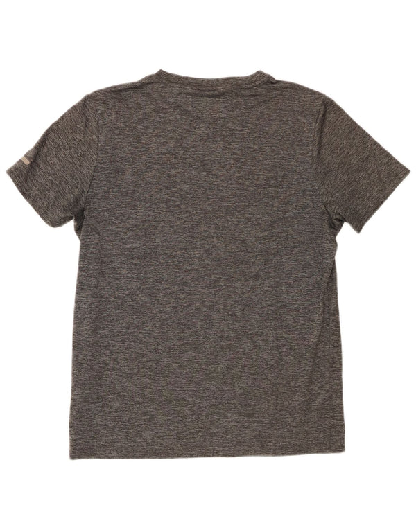 Ellesse Womens Graphic T-Shirt Top UK 14 Medium Grey Polyester