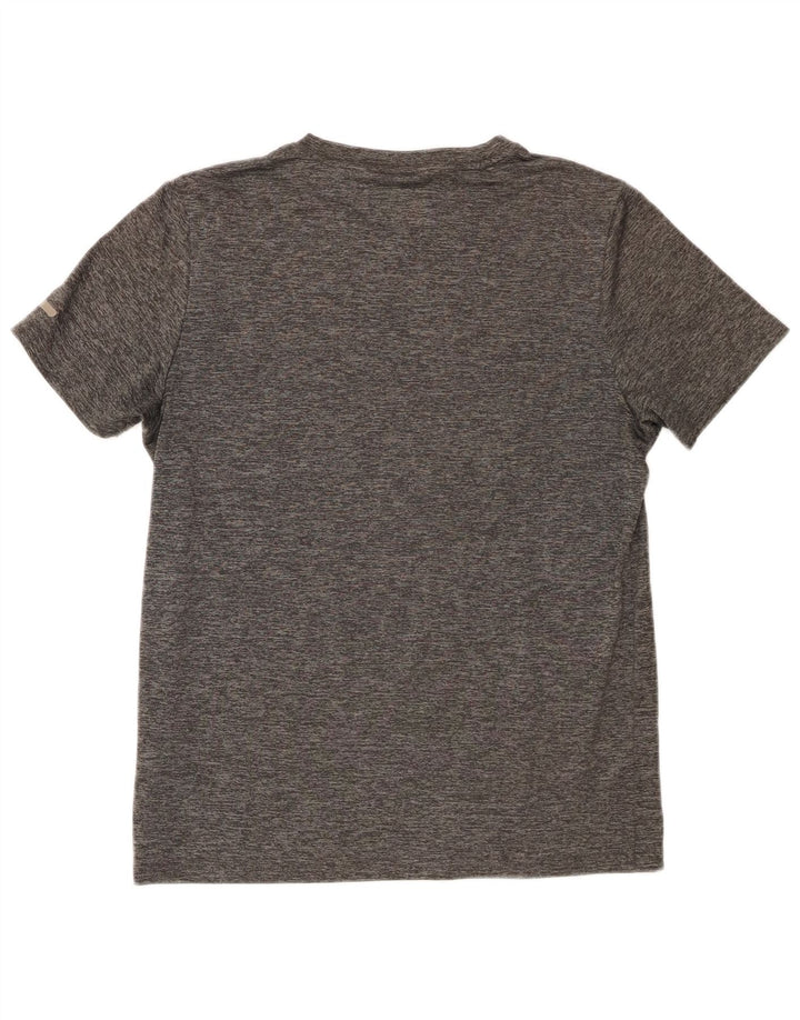 Ellesse Womens Graphic T-Shirt Top UK 14 Medium Grey Polyester