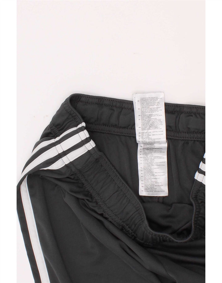 Adidas Boys Sport Shorts 13-14 Years Grey Colourblock Polyester