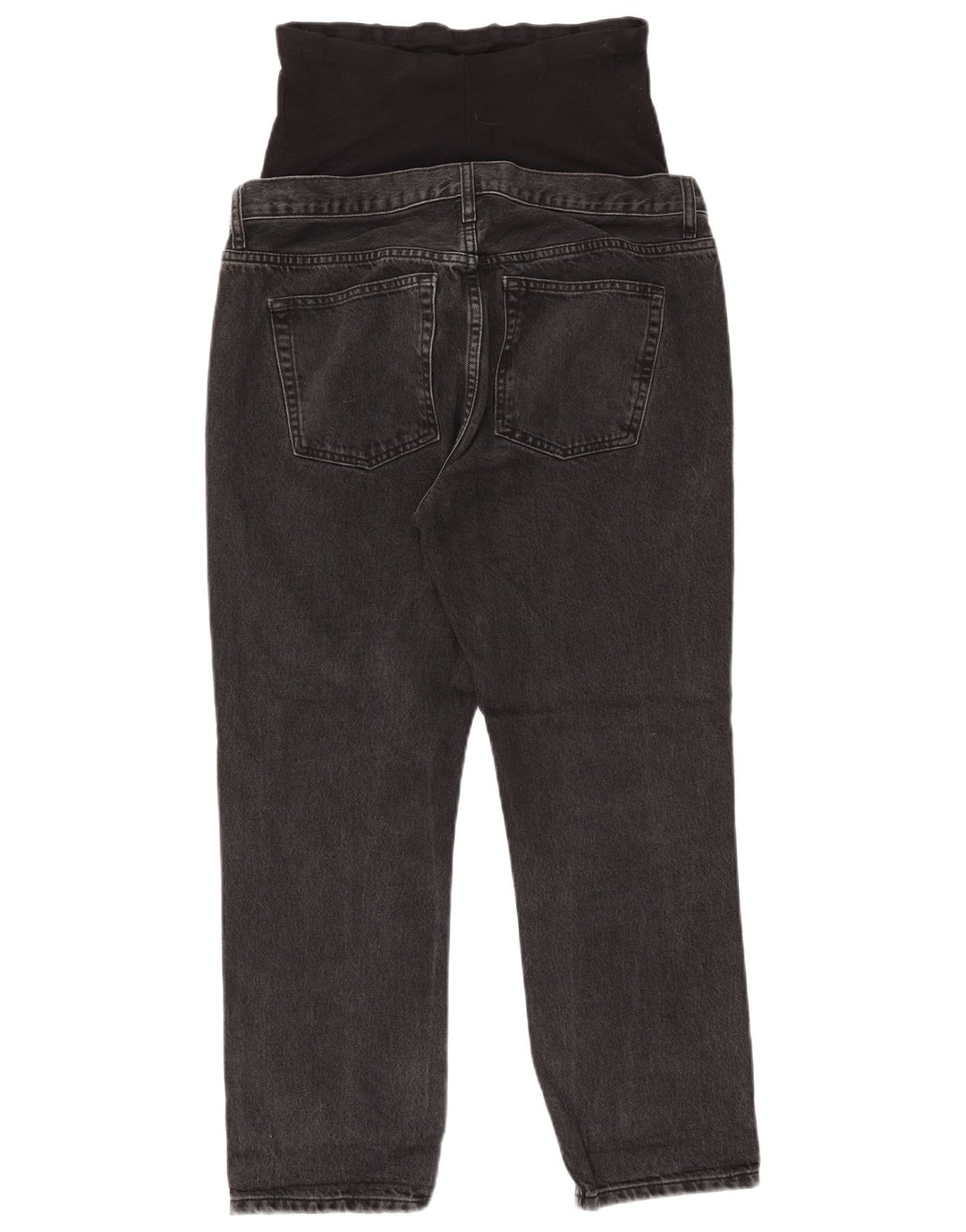 Topshop Womens Maternity Straight Jeans W28 L26 Black Viscose