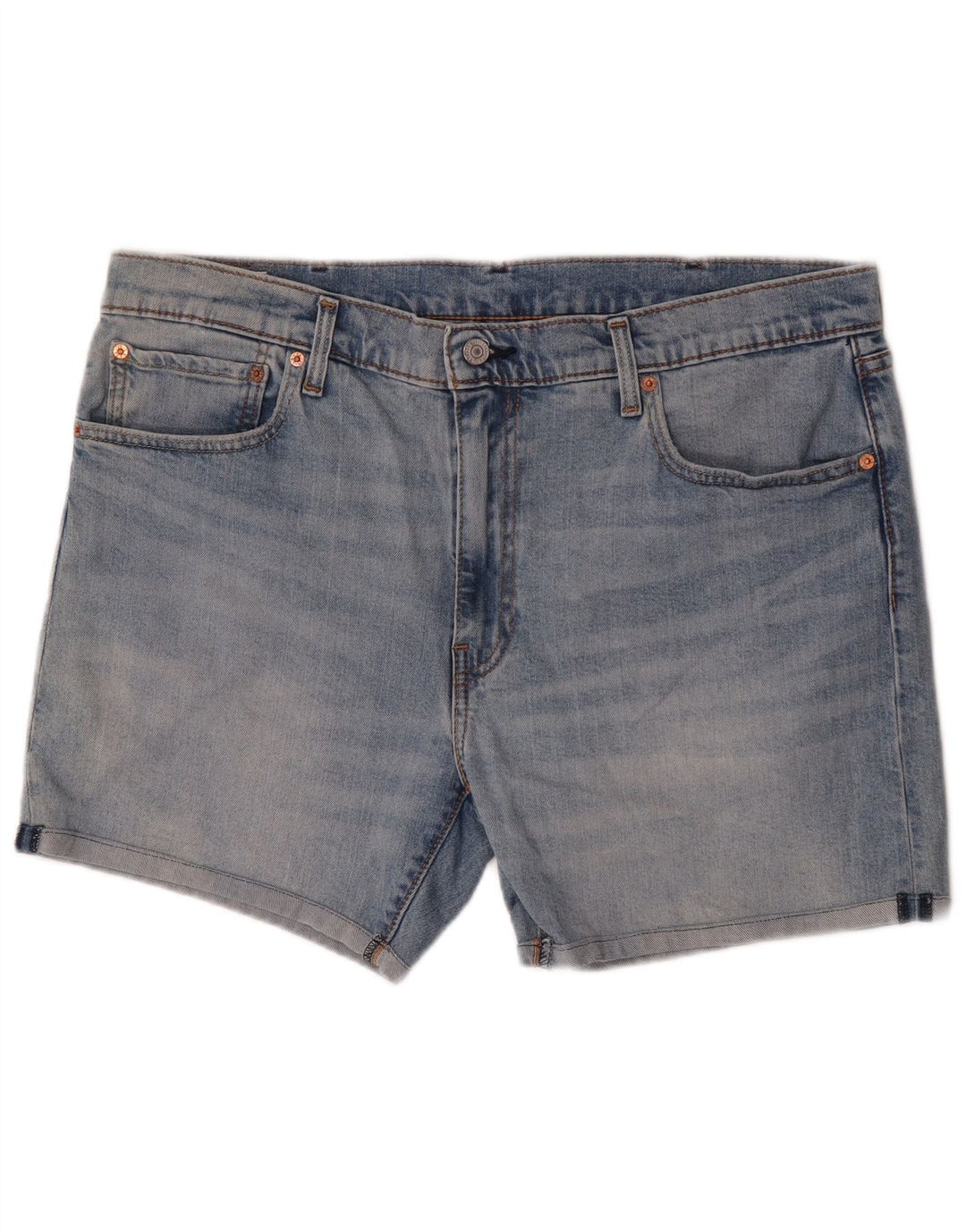 Levi's Mens 412 Denim Shorts W38 XL Blue Cotton