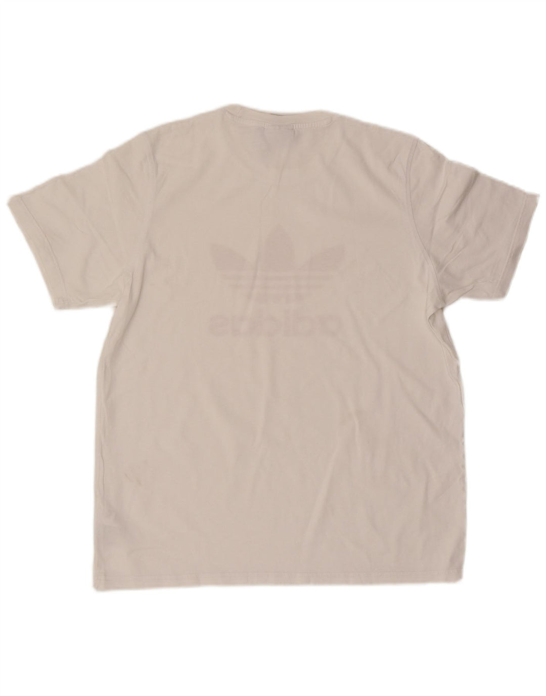 Adidas Mens Graphic T-Shirt Top Large White Cotton