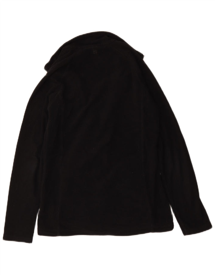 Mountain Warehouse Womens Fleece Jacket UK 10 Small Black Polyester