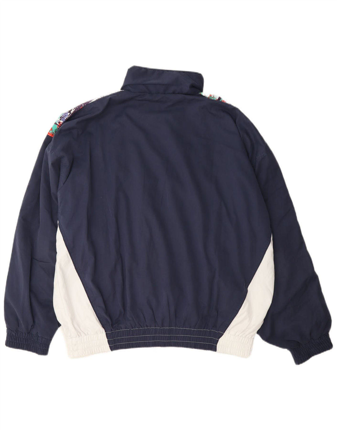 Masita Mens Tracksuit Top Jacket Medium White Colourblock Polyester