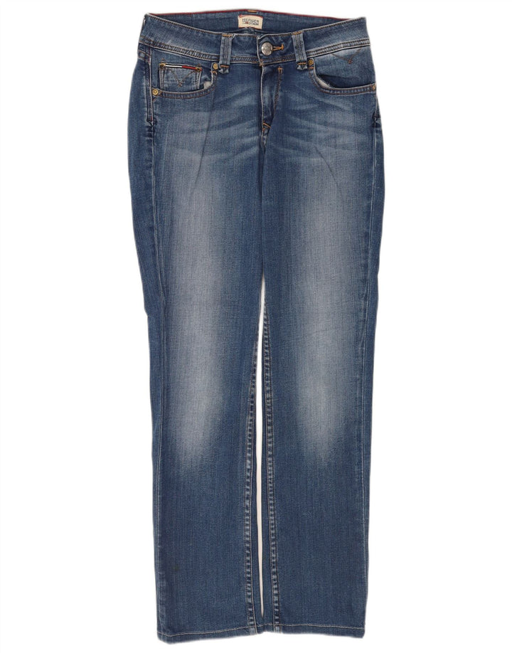 Tommy Hilfiger Womens Straight Jeans W27 L30 Blue Cotton