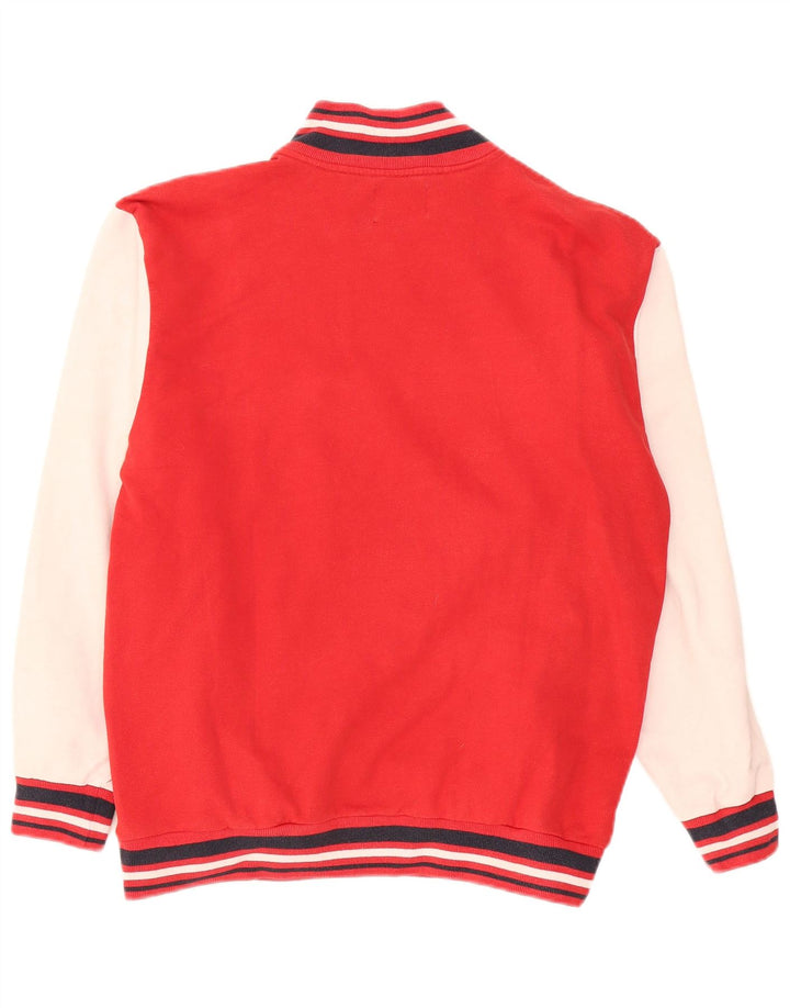 Sergio Tacchini Mens Graphic Sweatshirt Jumper Large Red Colourblock