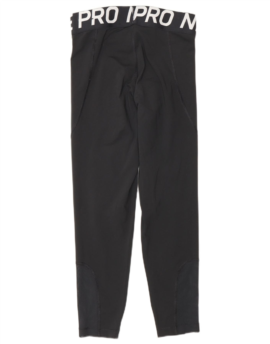 Nike Womens Graphic Leggings Small Black Polyester Sports