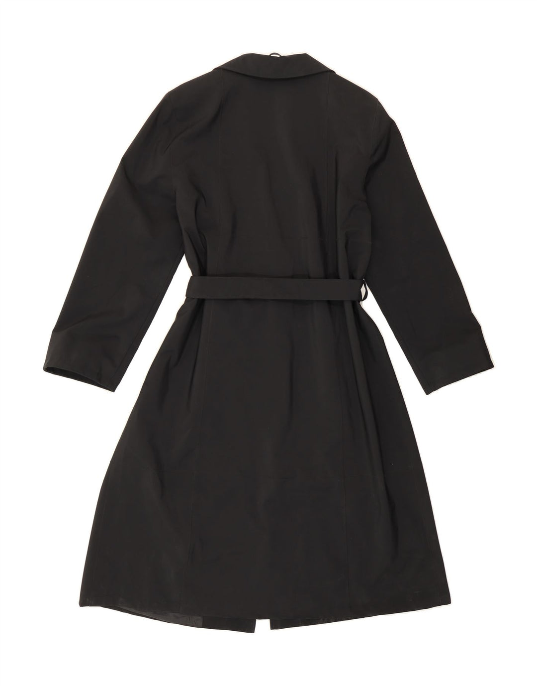CASTELLO Womens Overcoat IT 44 Medium Black Polyester Vintage Castello and Second-Hand Castello from Messina Hembry 