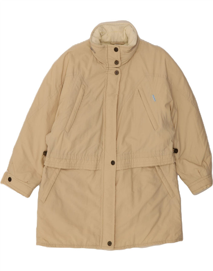 SYMPATEX Womens Overcoat UK 12 Medium  Beige Polyester Vintage Sympatex and Second-Hand Sympatex from Messina Hembry 