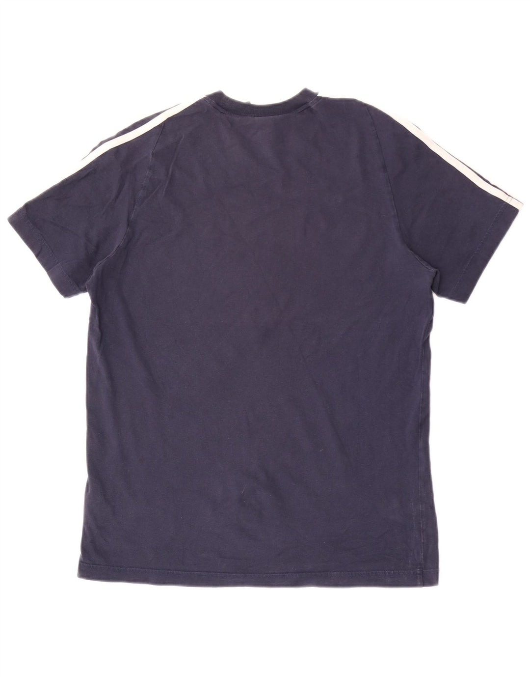 Adidas Mens T-Shirt Top Medium Navy Blue Cotton