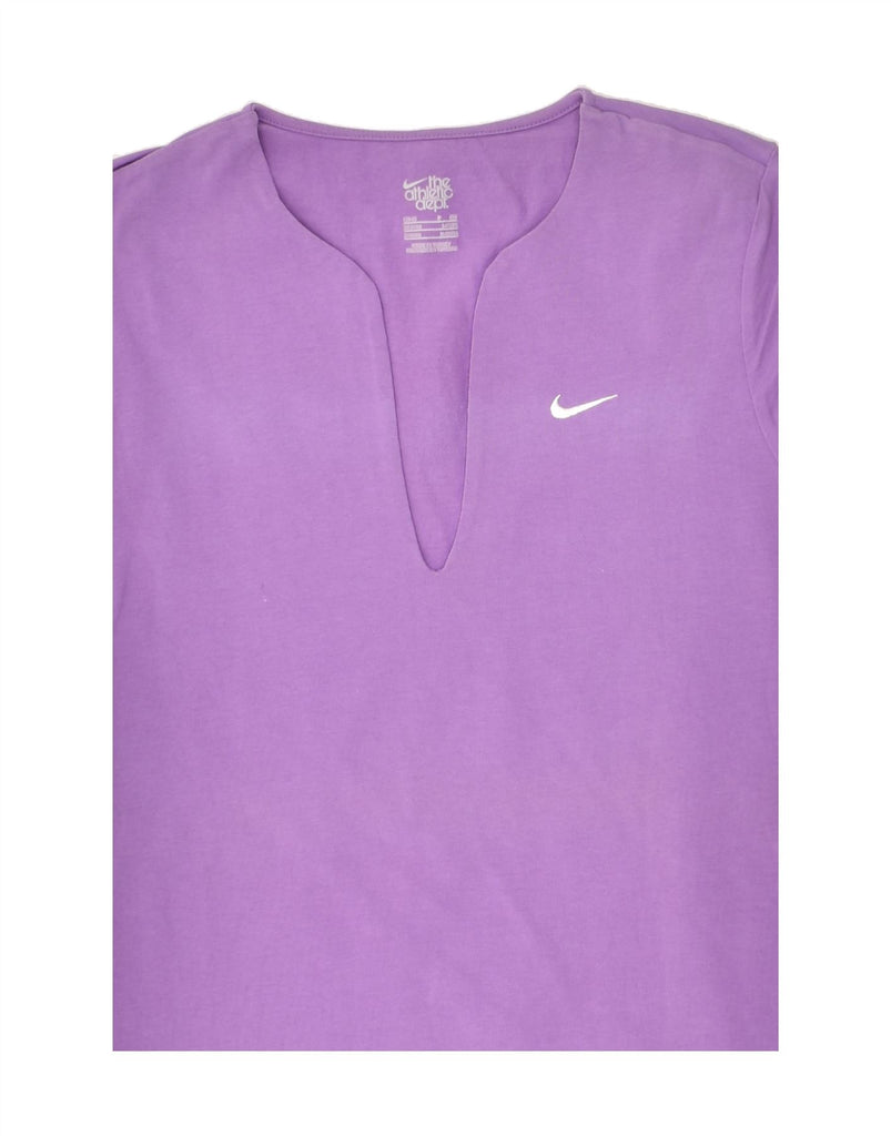 NIKE Womens T-Shirt Top UK 8/10 Small Purple Cotton | Vintage Nike | Thrift | Second-Hand Nike | Used Clothing | Messina Hembry 