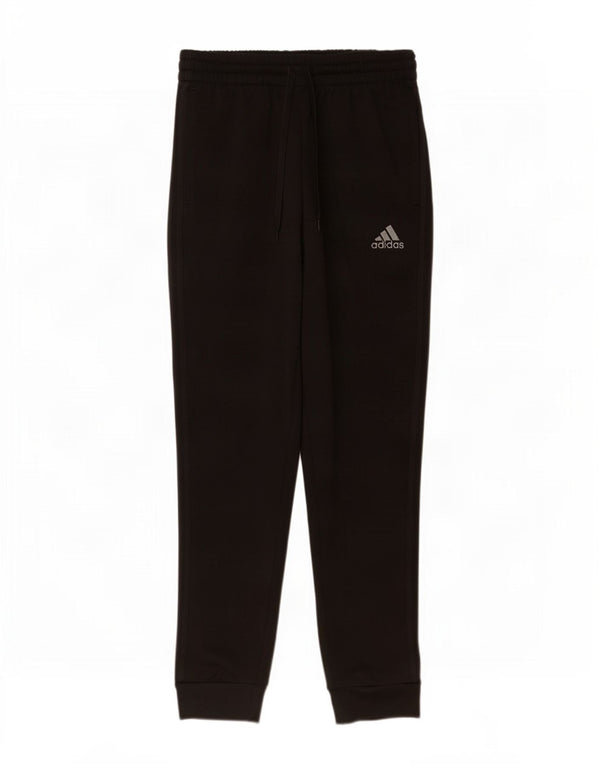 Adidas Mens Tracksuit Trousers Joggers UK 40/42 Medium Black Polyester