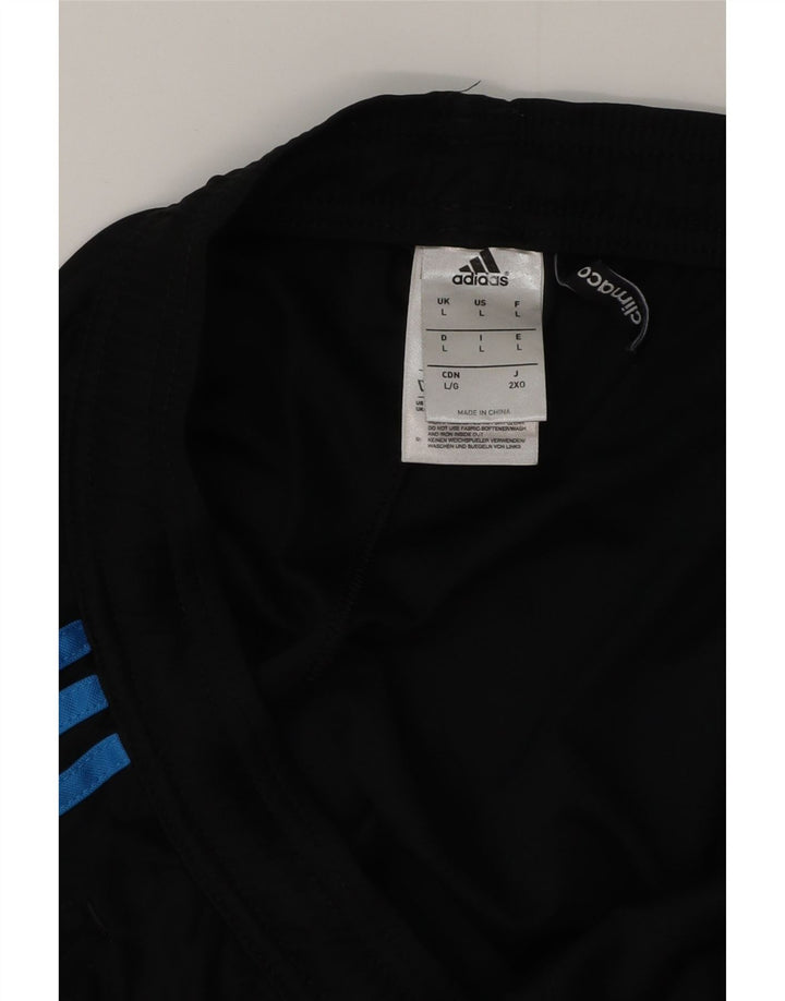Adidas Mens Climacool Sport Shorts Large  Black Colourblock Polyester