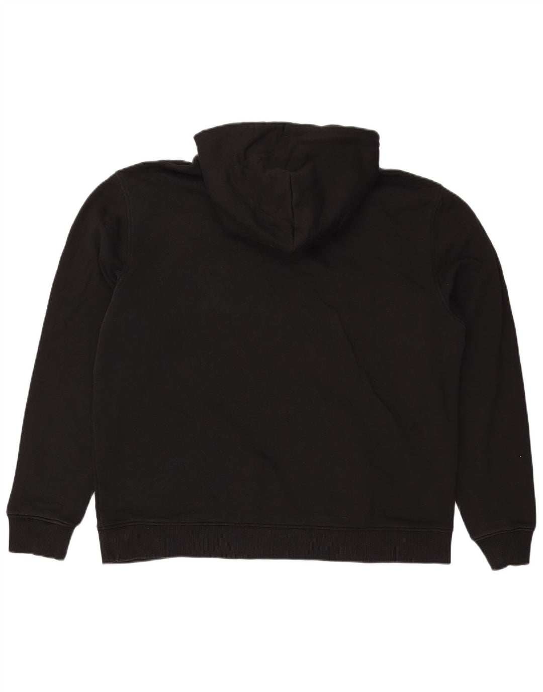 TOMMY HILFIGER Mens Hoodie Jumper XL Black Cotton