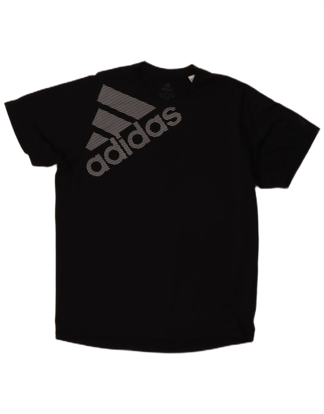 ADIDAS Mens Climalite Graphic T-Shirt Top Large Black Polyester
