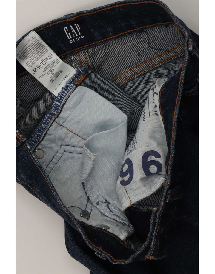 Gap Womens Slim Jeans W25 L29 Navy Blue Cotton