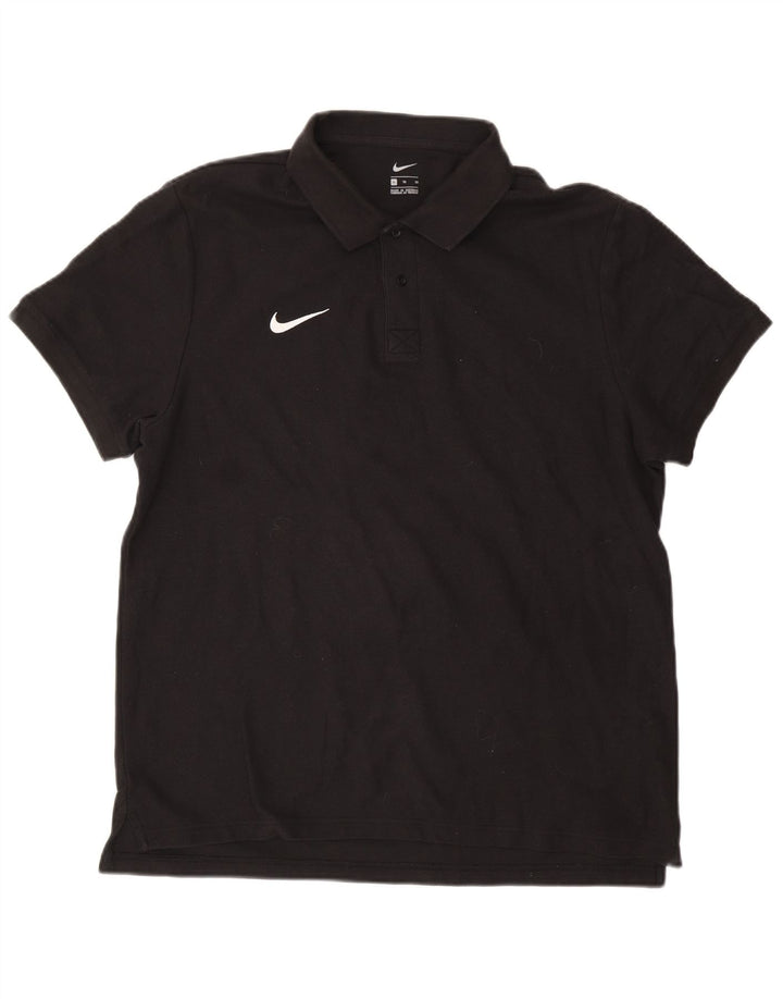Nike Mens Polo Shirt XL Black Cotton