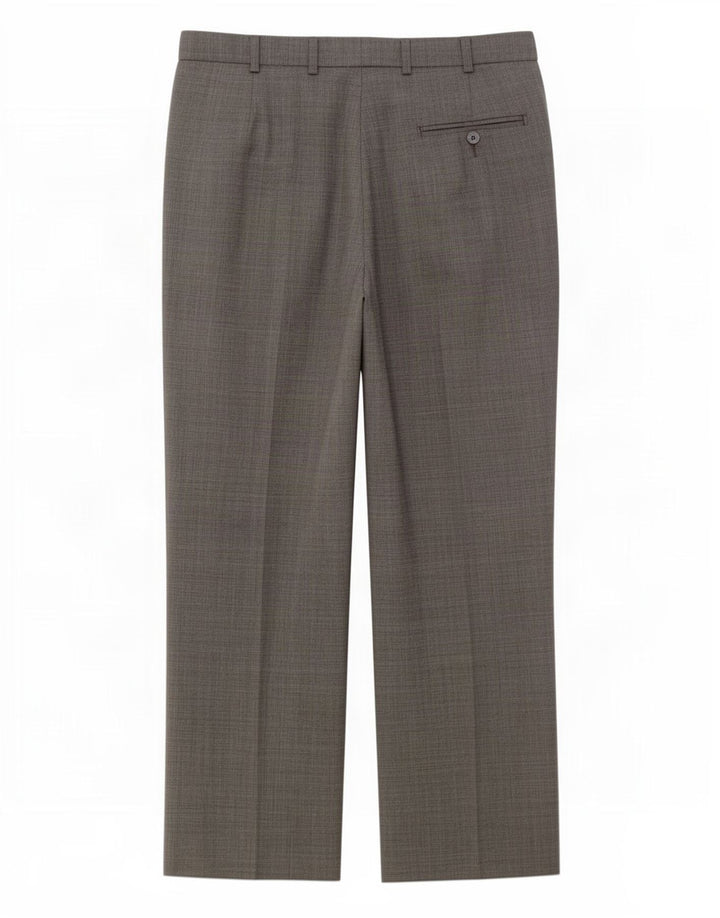 Marks & Spencer Mens Regular Fit Suit Trousers W34 L29 Grey Polyester