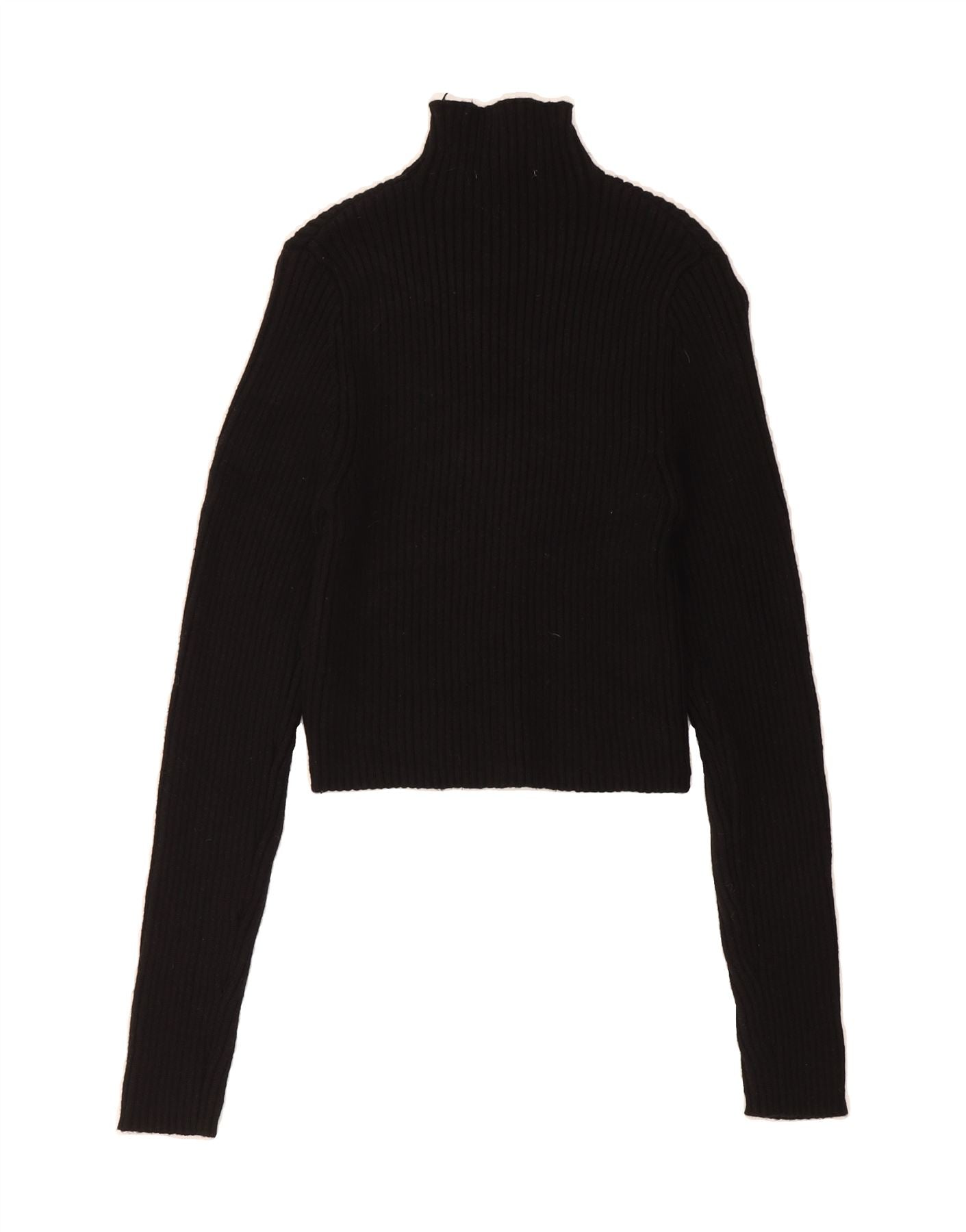 Zara Rollkragen Pullover Zara Schwarzer Rollkragenpullover
