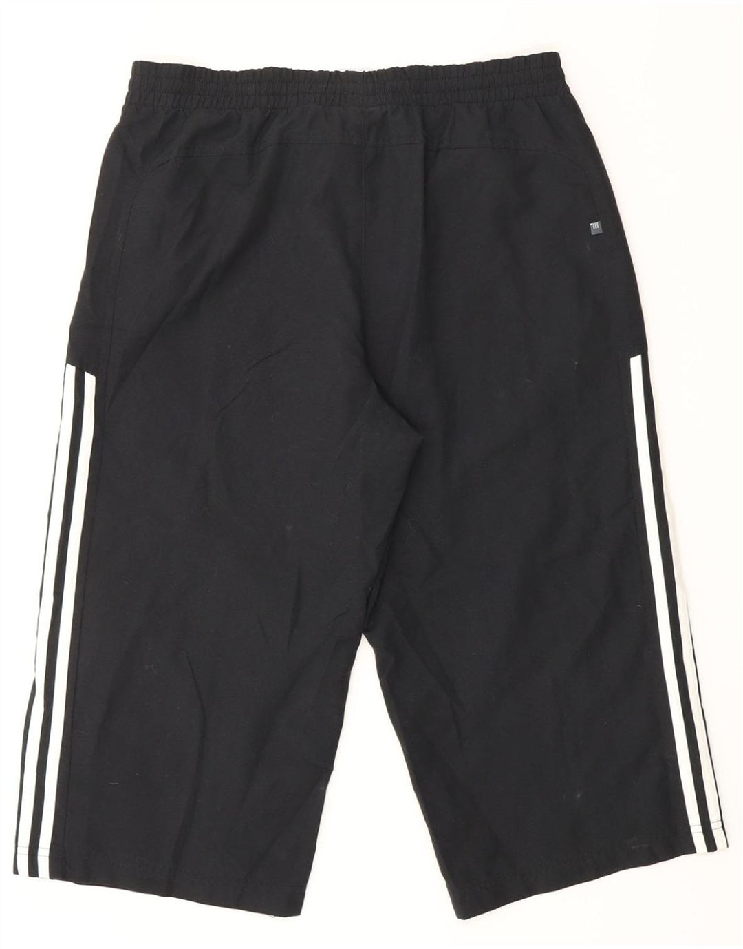 Adidas Mens Capri Tracksuit Trousers Small  Black Polyester