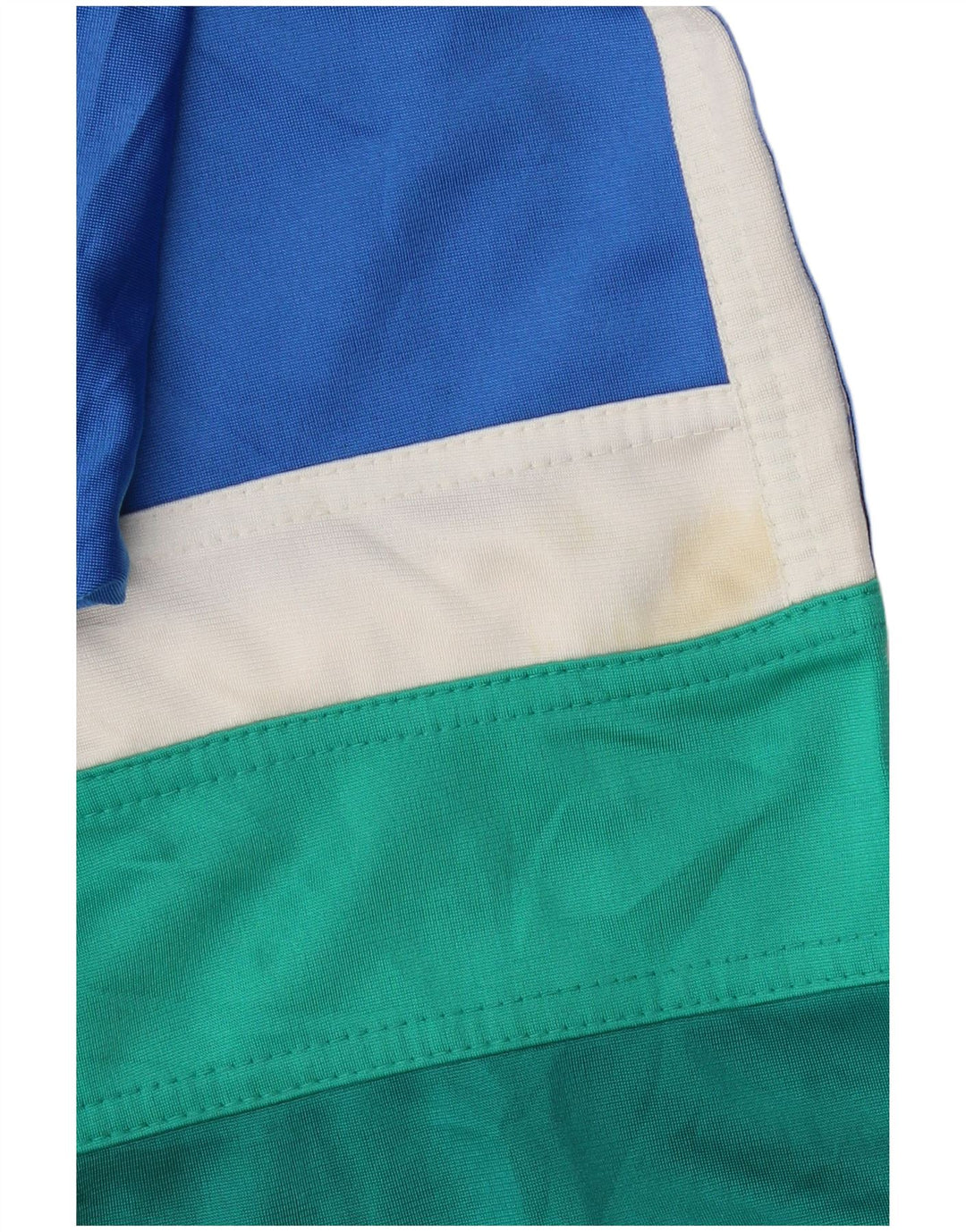 LOTTO Mens Graphic Tracksuit Top Jacket XL Green Colourblock Polyester