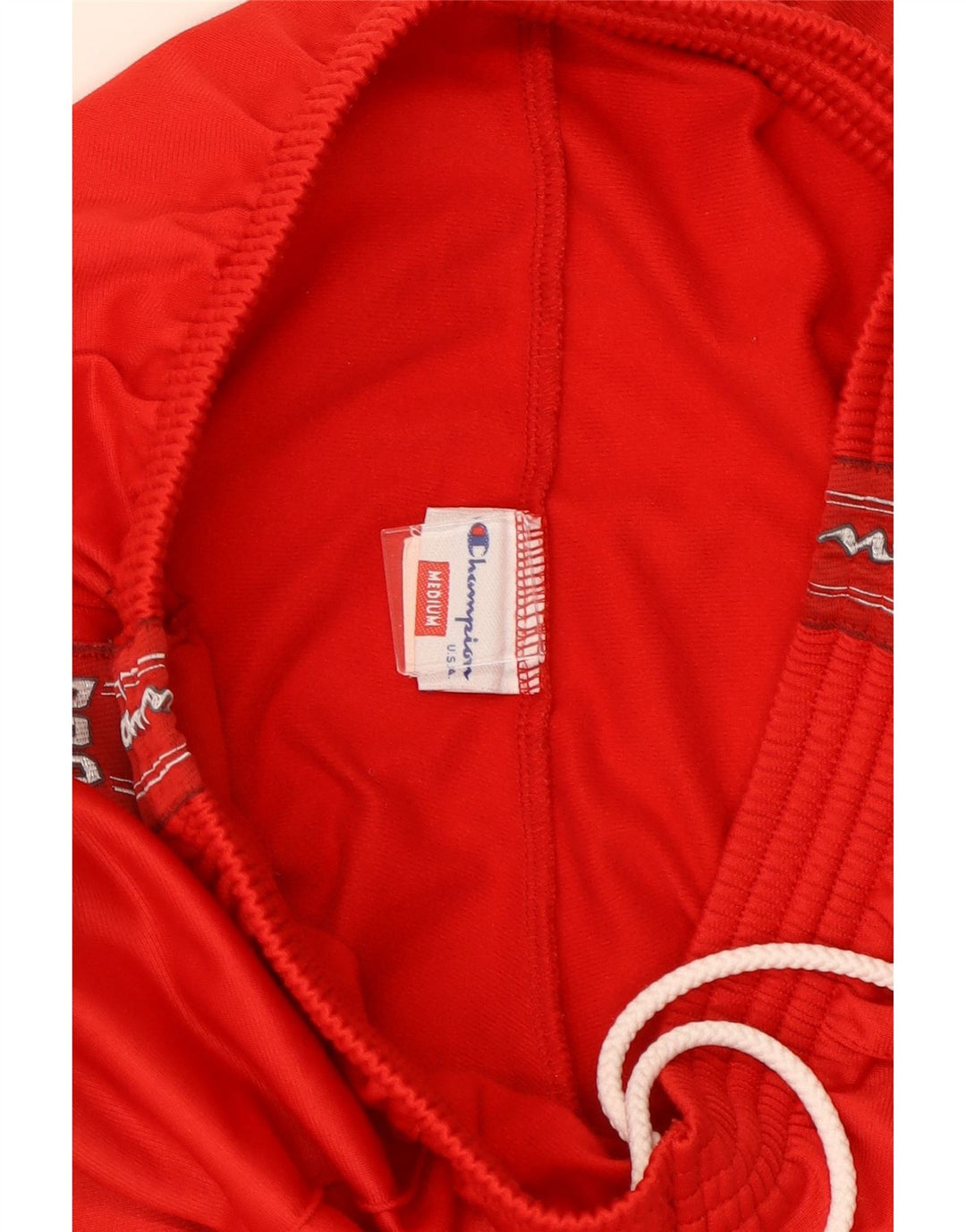 Champion Mens Graphic Tracksuit Trousers Medium  Red Polyester