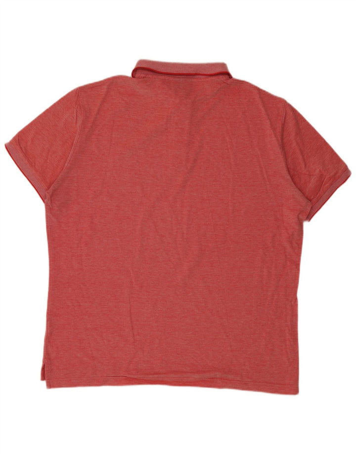 CONTE OF FLORENCE Mens Polo Shirt XL Red